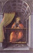 Sandro Botticelli, st.augustine in the cell